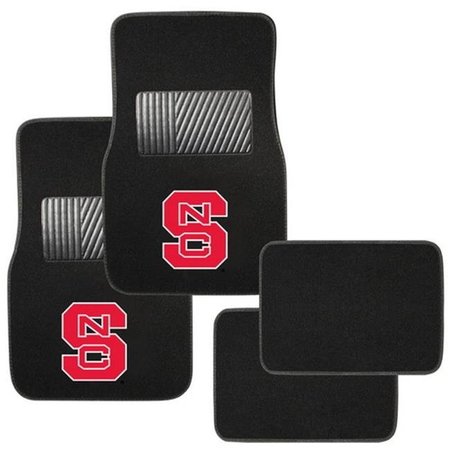 PILOT AUTOMOTIVE Pilot Automotive FM-949 Collegiate Floor Mat North Carolina State 4 Piece Set FM-949